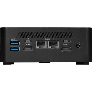 Мини-ПК MSI Cubi NUC 1M-043XRU, Intel Core 7 150U / 16 ГБ DDR5 / 512 ГБ SSD / Intel Graphics / Без ОС, черный (9S6-B0B111-089)