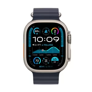 Смарт-часы Apple Watch Ultra 2 Titanium Case with Ocean Band (One Size) Navy