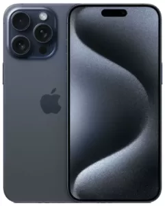 Смартфон Apple iPhone 15 Pro Max 512 ГБ, Dual: nano SIM + eSIM, синий титан Смартфон Apple iPhone 15 Pro Max 512 ГБ, Dual: nano SIM + eSIM, синий титан