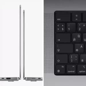 Ноутбук Apple MacBook Pro A2485, 16.2" (3456x2234) Retina XDR 120Гц/Apple M1 Pro/32ГБ/1ТБ SSD/M1 Pro 16-core GPU/MacOS/Английская клавиатура, серый космос [MK1A3LL/A]