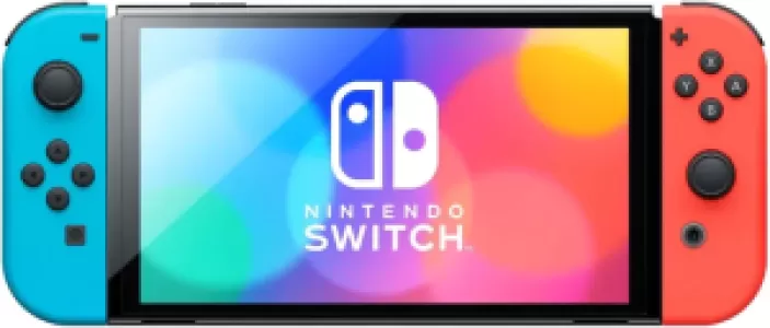Игровая приставка Nintendo Switch OLED, 64 ГБ, /синий, Red, красный