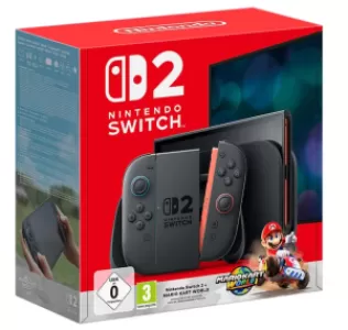 Игровая приставка Nintendo Switch V.2, Mario Kart Bundle, черный