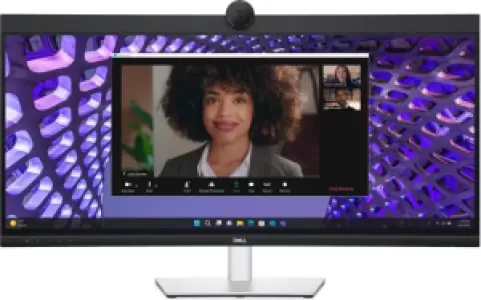Монитор Dell 34" P3424WEB 3800R, 21:9, IPS, UHD, 5ms, 300cd, 60Hz, HDMI, DP, USB, USB-C, LAN, CAM, SPK, HAS