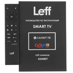 Телевизор LCD 43" 4K UHD SALUT SMART 43U680T LEFF