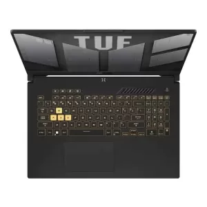 Ноутбук ASUS TUF Gaming F17 FX707VUR-HX225, 17.3" (1920x1080) IPS 144 Гц/Intel Core 5 210H/16 ГБ DDR5/512 ГБ SSD/NVIDIA GeForce RTX 4050 для ноутбуков (6 Гб)/Без системы, Серый (90NR0CS5-M00E30)