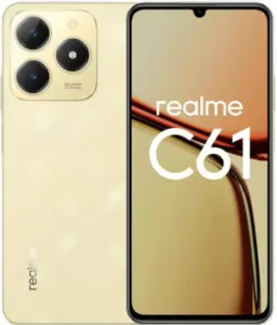 Смартфон Realme C61, 6/128 GB, Gold Смартфон Realme C61, 6/128 GB, Gold
