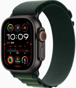 Часы Apple Watch Ultra 2 2024 49 мм, L, Titanium Case with Black Olive Alpine Loop Часы Apple Watch Ultra 2 2024 49 мм, L, Titanium Case with Black Olive Alpine Loop