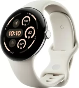 Умные часы Google Pixel Watch 3 41mm (Polished Silver/Porcelain)