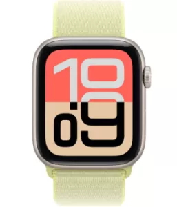 Часы Apple Watch SE 3, 44 мм алюминий Сияющая Звезда, браслет   Sport Loop Желтый