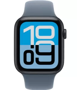 Часы Apple Watch SE 3, 44 мм алюминий Темная Ночь, ремешок Sport Band Синий Часы Apple Watch SE 3, 44 мм алюминий Темная Ночь, ремешок Sport Band Синий
