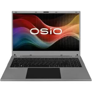 Ноутбук OSiO FocusLine, 15.6" (1920x1080) IPS/Intel Processor N100/8 ГБ DDR4/512 ГБ SSD/Intel UHD Graphics/Windows 11 Home, Серебристый (B150I-006S)