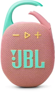 Портативная акустика JBL Clip 5, 7 Вт, розовый Портативная акустика JBL Clip 5, 7 Вт, розовый