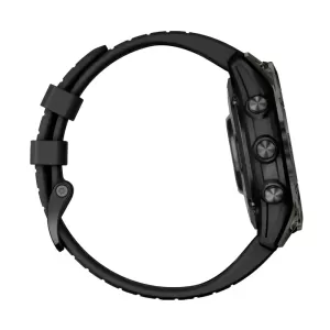 Garmin FENIX 7 PRO Sapphire Solar титановый угольно-серый DLC с черным ремешком 