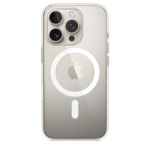 Поликарбонатовый чехол для iPhone 16 Pro с MagSafe Прозрачный (не оригинал) Поликарбонатовый чехол для iPhone 16 Pro с MagSafe Прозрачный (не оригинал)