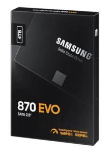 Накопитель SSD SATA 2.5" 4TB 6GB/S 870 EVO MZ-77E4T0BW SAMSUNG