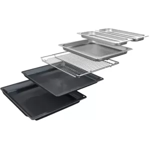 Электрический духовой шкаф Bosch Serie 8 HSG7361B1 Black