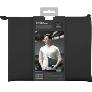 Чехол-папка Uniq LYON Laptop Sleeve для ноутбуков 14 Black