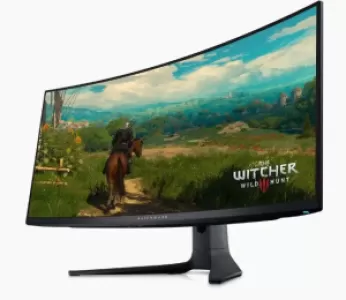 Монитор Dell 34,18" AW3423DWF 1800R, QD OLED, UWQHD 0,1ms, 1000cd, 165Hz, HDMI, DP, USB, HAS