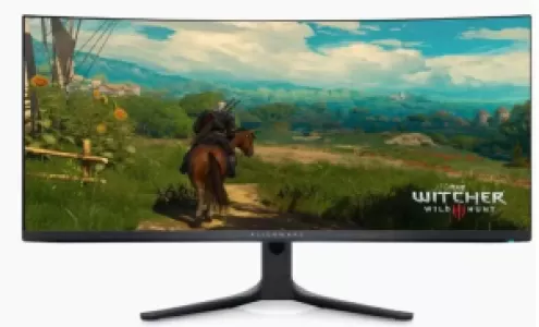 Монитор Dell 34,18" AW3423DWF 1800R, QD OLED, UWQHD 0,1ms, 1000cd, 165Hz, HDMI, DP, USB, HAS