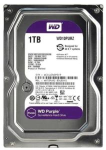Жесткий диск SATA 1TB 6GB/S 64MB PURPLE WD10PURZ WDC