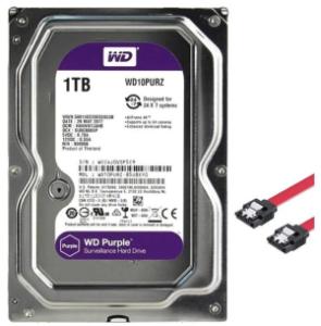 Жесткий диск SATA 1TB 6GB/S 64MB PURPLE WD10PURZ WDC