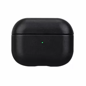Чехол Kzdoo LuxCraft+ для AirPods 4 искусcтвенная кожа (черный)