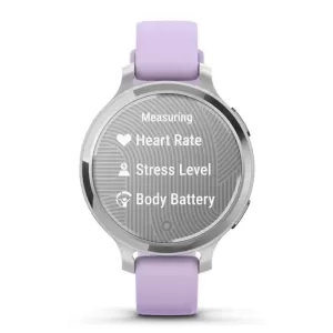 Умные часы Garmin Lily 2 Active Silver with Purple Jasmine Silicone Band (010-02891-01)