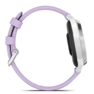 Умные часы Garmin Lily 2 Active Silver with Purple Jasmine Silicone Band (010-02891-01)