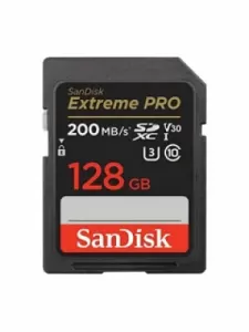 Карта памяти SanDisk Extreme Pro SDXC UHS-I Class 10 V30 200 MB/s 128GB Карта памяти SanDisk Extreme Pro SDXC UHS-I Class 10 V30 200 MB/s 128GB