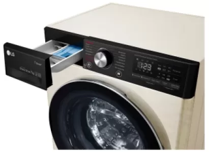 Стиральная машина LG F2V5HS9B, бежевый
