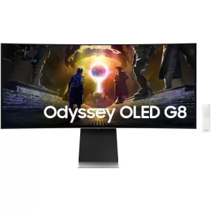 Монитор Samsung 34" Odyssey G8 G85SD S34DG852SIXCI UWQHD OLED Silver