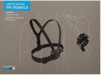 Крепление на грудь и лыжную палку GoPro Ski Bundle (ABSKI-001)
