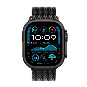 Ремешок Apple Watch 49mm Titanium Milanese Loop Black Ремешок Apple Watch 49mm Titanium Milanese Loop Black