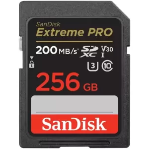 Карта памяти SanDisk SD Extreme Pro U3 4K V30 R200 W90 SDSDXXD-256G-GN4IN Карта памяти SanDisk SD Extreme Pro U3 4K V30 R200 W90 SDSDXXD-256G-GN4IN