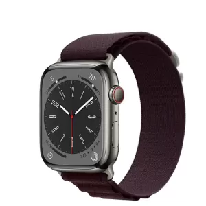 Ремешок Hoco для Apple Watch 42/44/45/49mm Climbing Series Alpine Loop Nylon Strap Purple Cherry Ремешок Hoco для Apple Watch 42/44/45/49mm Climbing Series Alpine Loop Nylon Strap Purple Cherry