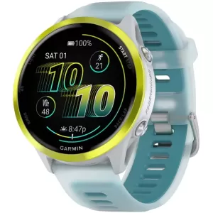 Умные часы Garmin Forerunner 570, 47 мм, Amp Yellow/Translucent Whitestone/Turquoise (010-02971-01)