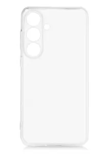 Чехол силиконовый прозрачный на Смартфон Samsung Galaxy S24+/S25+ (Прозрачный)