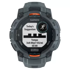 Умные часы Garmin Instinct 3 45mm, Solar Twilight, синий (010-02934-01)