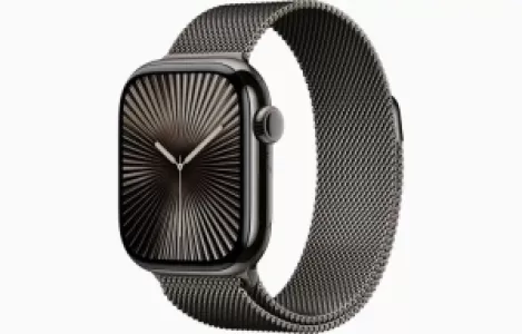 Смарт-часы Apple Watch Series 10 Титановый корпус 46 мм, цвет Grey, Milanese Loop, S/M Смарт-часы Apple Watch Series 10 Титановый корпус 46 мм, цвет Grey, Milanese Loop, S/M