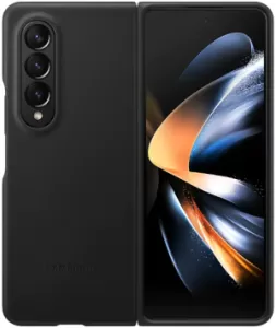 Чехол Galaxy Z Fold4 Leather Cover, черный