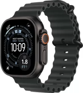 Apple Watch Ultra 3 (2025) 49mm Black Titanium Case with Black Ocean Band Apple Watch Ultra 3 (2025) 49mm Black Titanium Case with Black Ocean Band
