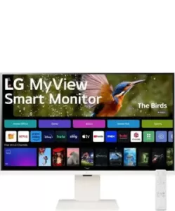 Монитор LG 31.5" 32SR83U-W белый IPS LED 16:9 HDMI M/M матовая HAS 400cd 178гр/178гр 3840x2160 60Hz UHD USB 7.7кг