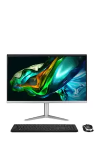 Моноблок Acer Aspire C24-1300 AMD Ryzen 3 7320U, 2.4 GHz - 4.1 GHz, 8192 Mb, 512 Gb SSD, 23.8" Full HD 1920x1080, AMD Radeon 610M, 65W, Eshell, серебристый-черный, 4.3 кг DQ.BKRCD.006