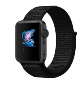 Ремешок для Apple Watch 42/44/45/49mm Nylon Loop Black Ремешок для Apple Watch 42/44/45/49mm Nylon Loop Black