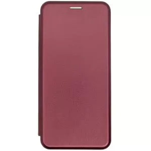 Чехол-книжка для Tecno Spark Go 2 Бордовый (боковая)