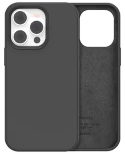 Чехол силиконовый матовый PULOKA для iPhone 15 Pro (Серый)