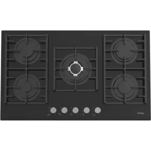 Газовая варочная панель Korting HGG 9835 CTN Black