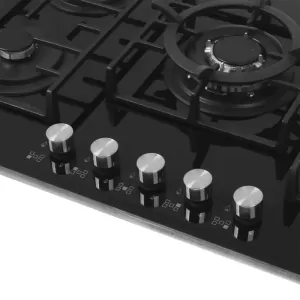 Газовая варочная панель Korting HGG 9835 CTN Black