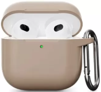 Силиконовый защитный чехол для AirPods 4, песочный (Sand power) Силиконовый защитный чехол для AirPods 4, песочный (Sand power)