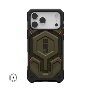 UAG Monarch Pro Kevlar® with MagSafe Series Case for Apple iPhone 17 Pro Max Kevlar Element Green (Зелёный)